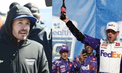 Inspiredlovers Denny-Hamlin-Neither-Accepts-Nor-Denies-His-Role-in-Controversial-Kyle-Larson-400x240 Denny Hamlin Neither Accepts Nor Denies His Role in Controversial Kyle Larson Boxing Sports  NASCAR News Kyle Larson Denny Hamlin 