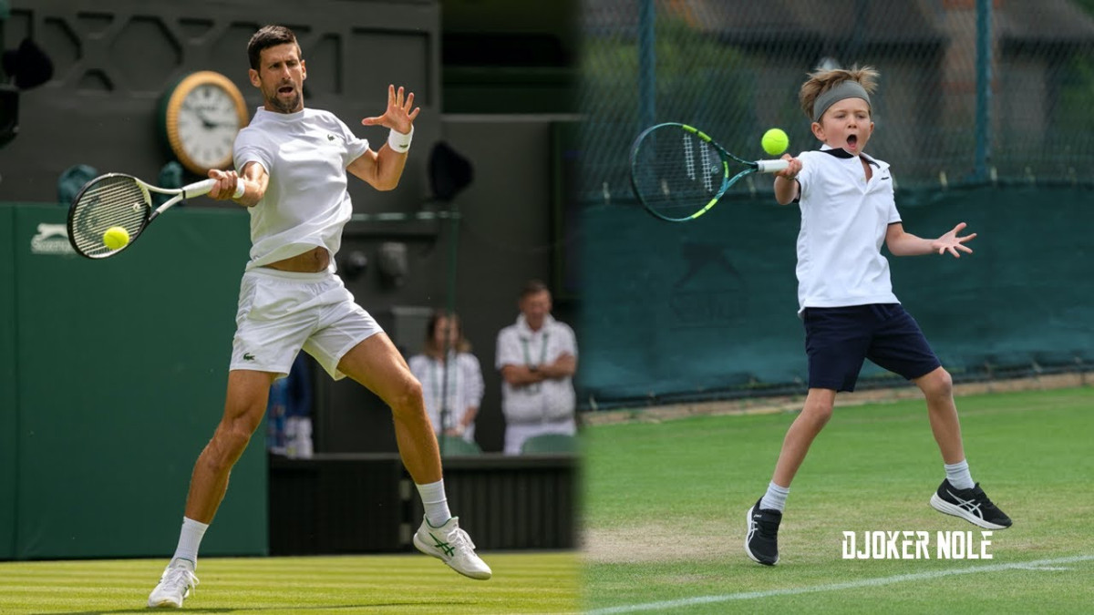 Inspiredlovers Novak-Djokovics-son-Stefan-takes-the-applause-as-he-hits-the-practice-courts Novak Djokovic’s son Stefan takes the applause as he hits the practice courts Sports Tennis  Tennis World Tennis News Novak Djokovic Son Stefan ATP 