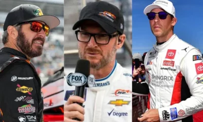 Inspiredlovers Martin-Treux-Jr-Dale-Earnhardt-Jr-Denny-Hamlin-400x240 Dale Earnhardt Jr. Comes Again as He Gives Cryptic Answer to Controversial Question About NASACR Drivers Sports  Dale Earnhard Jr. 