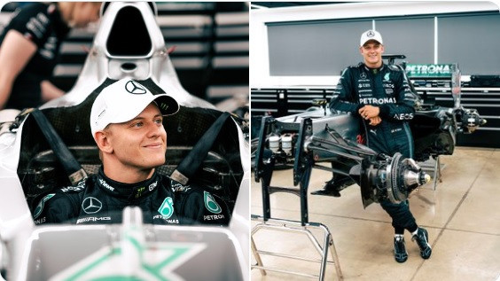 Inspiredlovers Mercedes-post-update-as-Mick-Schumacher-prepares-for "Explosive: Mick Schumacher's Shocking Advice to Dump Toto Wolff and Prove F1 Skills in Bold Move!" Boxing Sports  Toto Wolff Mick Schumacher Formula 1 F1 News 