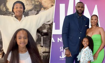 Inspiredlovers lebron-and-daughter-zhuri-james-400x240 "LeBron James' daughter, Zhuri The Rising Star Taking the Digital World by Storm with Her YouTube Channel and Charismatic Adventures" NBA Sports  Zhuri James NBA World NBA News Lebron James Lakers 