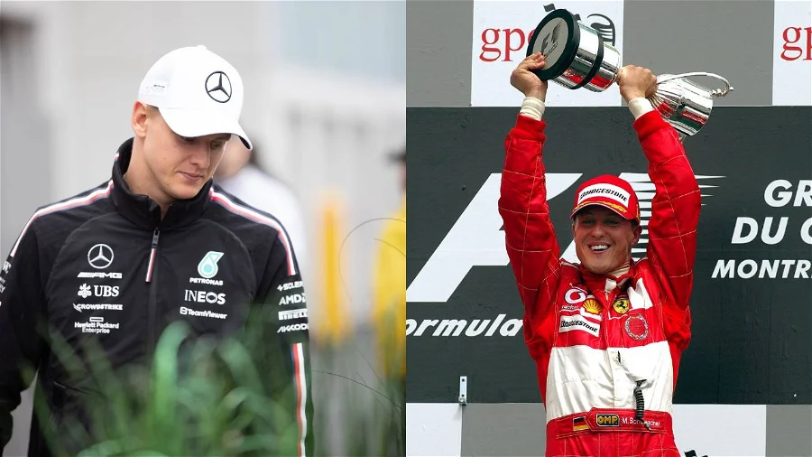 Inspiredlovers Mick-Schumacher-and-Michael-Schumacher-news "Shocking Twist: Mick Schumacher's Dreams Shattered, Michael Schumacher's Legacy in Jeopardy!" Boxing Sports  Mick Schumacher Formula 1 F1 News 