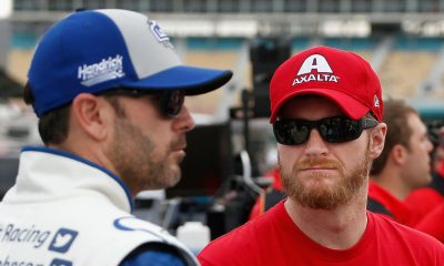 Inspiredlovers dale-earnhardt-jr-jimmie-johnson-400x240 The Reason Behind Why Jimmie Johnson Drive Dale Earnhardt Jr. To The Hospital At 2 AM Boxing Sports  NASCAR News Jimmie Johnson Dale Earnhadt Jr 