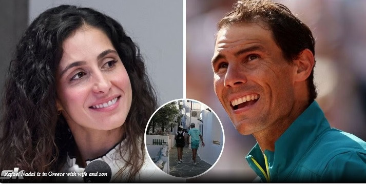 Inspiredlovers rafael-nadal-on-vacation-with-wife "Exclusive: Rafael Nadal Embraces Serenity on Greek Vacation with Maria Francisca Perello - Heartwarming Poses with Ecstatic Fans Leave the World Awestruck!" Sports Tennis  Tennis World Tennis News Rafael Nadal 