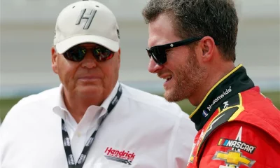 Inspiredlovers Dale-Earnhardt-Jr-and-Rick-Hendrick-400x240 "Shocking Twist: Hendrick Motorsports Underdog Pleads Guilty as Dale Earnhardt Jr Exposes 'Road Rage' Incident!" Boxing Sports  NASCAR News Dale Earnhardt Jr. 