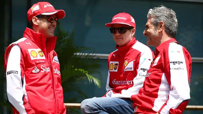 Inspiredlovers Ki "Monza's Red Mist Revival: Räikkönen and Vettel Return to Conquer the Ferrari Legacy" Boxing Sports  Sebastian Vettel Kimi Raikkonen Charles Leclerc Carlos Sainz 