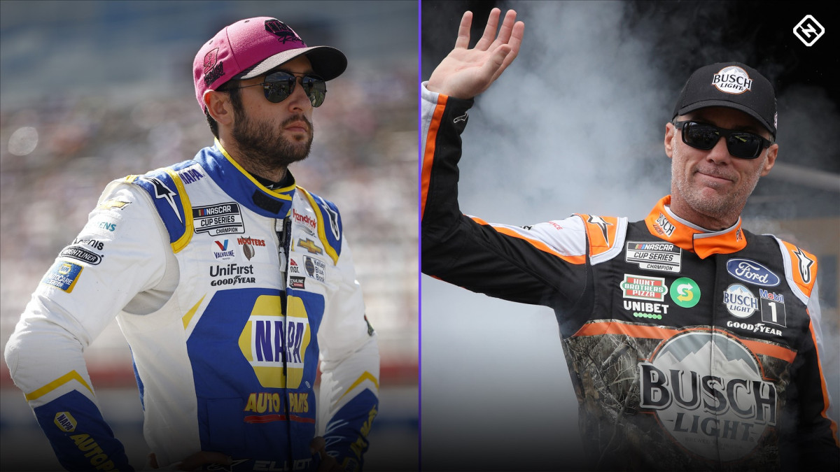 Inspiredlovers elliott-harvick-1 "Chase Elliott Bares All: The Emotional Truth Behind 'Give You What He Gets' Nickname with Former Rival Kevin Harvick Revealed!" Boxing Sports  NASCAR Chase Elliott 
