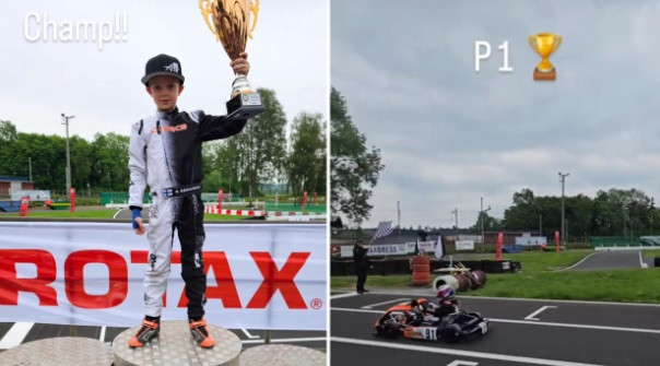 Inspiredlovers F1-legend-Kimi-Raikkonens-son-lands-a-big-karting-VICTORY Danica Patrick responds to Toto's wife Susie Wolff’s comment ‘it’s always Lewis Hamilton’ claim Boxing Sports  Lewis Hamilton Formula 1 F1 News 