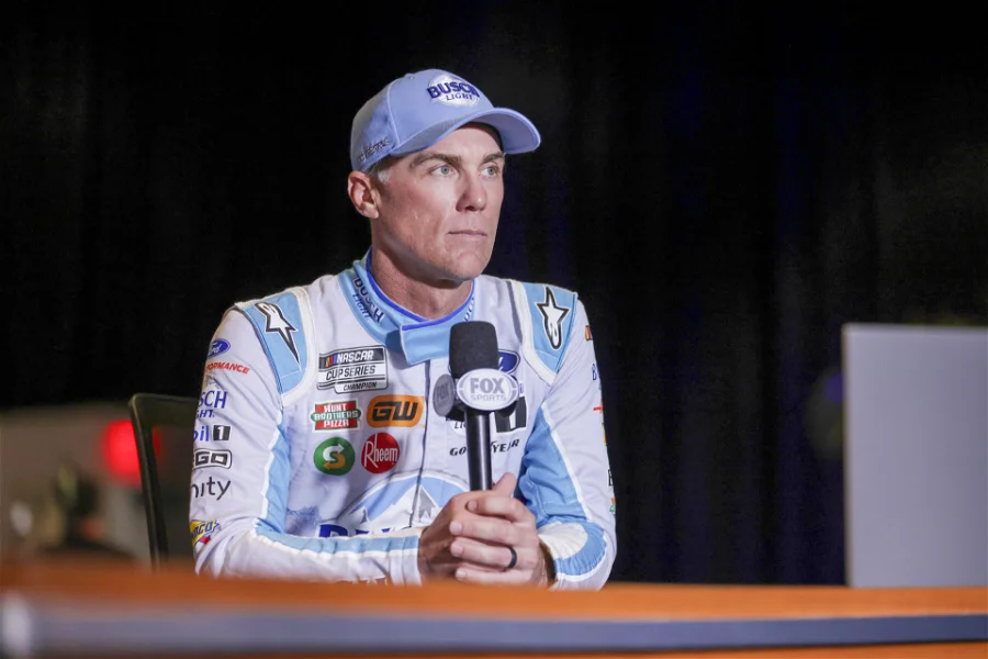 Inspiredlovers Kevin-Harvick-Turns-Emotional-as-SHR-Unlocks-Farewell "That is a bunch of [ __ ].” Kevin Harvick Slams Chris Buescher’s “All That BS” Sports  