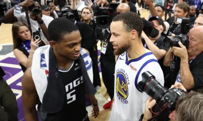 Inspiredlovers Kings-PG-DeAaron-Fox-sign-with-Stephen-Curry-400x240 Kings PG De'Aaron Fox sign with Stephen Curry Help Rival Reach Billionaire Status After Under Armour Deal NBA Sports  Stephen Curry NBA World NBA News 