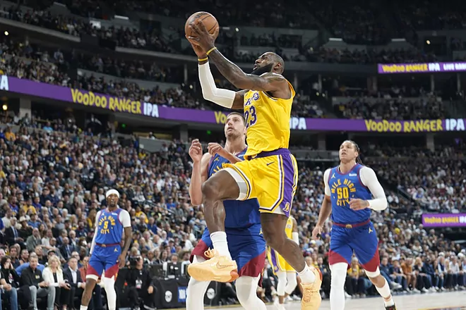 Inspiredlovers LeBron-James-is-mocked-for-having-this-shot-blocked The GOAT is washed: LeBron James is mocked for having this shot blocked NBA Sports  NBA News Lebron James Lakers 