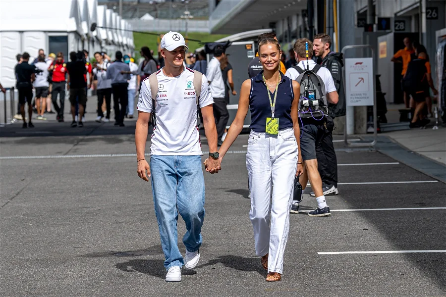 Inspiredlovers WhatsApp-Image-2023-10-08-at-8.03.56-PM "From ‘Golden Retriever Energy’ to Golden Couple: Mick Schumacher and GF Laila Hasanovic Redefine Relationship Goals, Sending the Internet into a Frenzy!" Boxing Sports  Mick Schumacher F1 News 