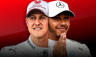 Inspiredlovers Lewis-Hamilton-and-Michael-Schumacher-400x240 The story behind how Michael Schumacher helped Lewis Hamilton get rid of his greatest F1 rival exposed Sports  Michael Schumacher Lewis Hamilton 