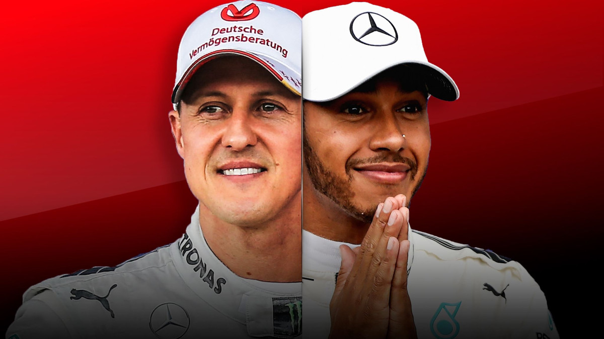 Inspiredlovers Lewis-Hamilton-and-Michael-Schumacher The story behind how Michael Schumacher helped Lewis Hamilton get rid of his greatest F1 rival exposed Sports  Michael Schumacher Lewis Hamilton 