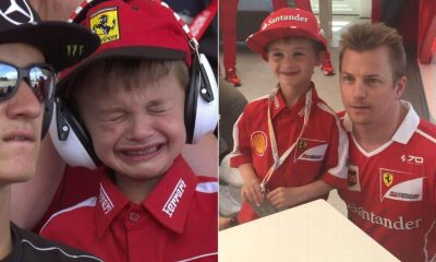 Inspiredlovers i-400x240 Kimi Räikkönen lähettää Ferrari-fanit tunteiden väreissä, kun hän jakaa ylpeänä kuvan pojastaan Maranellossa Sports  Kimi Raikkonen 