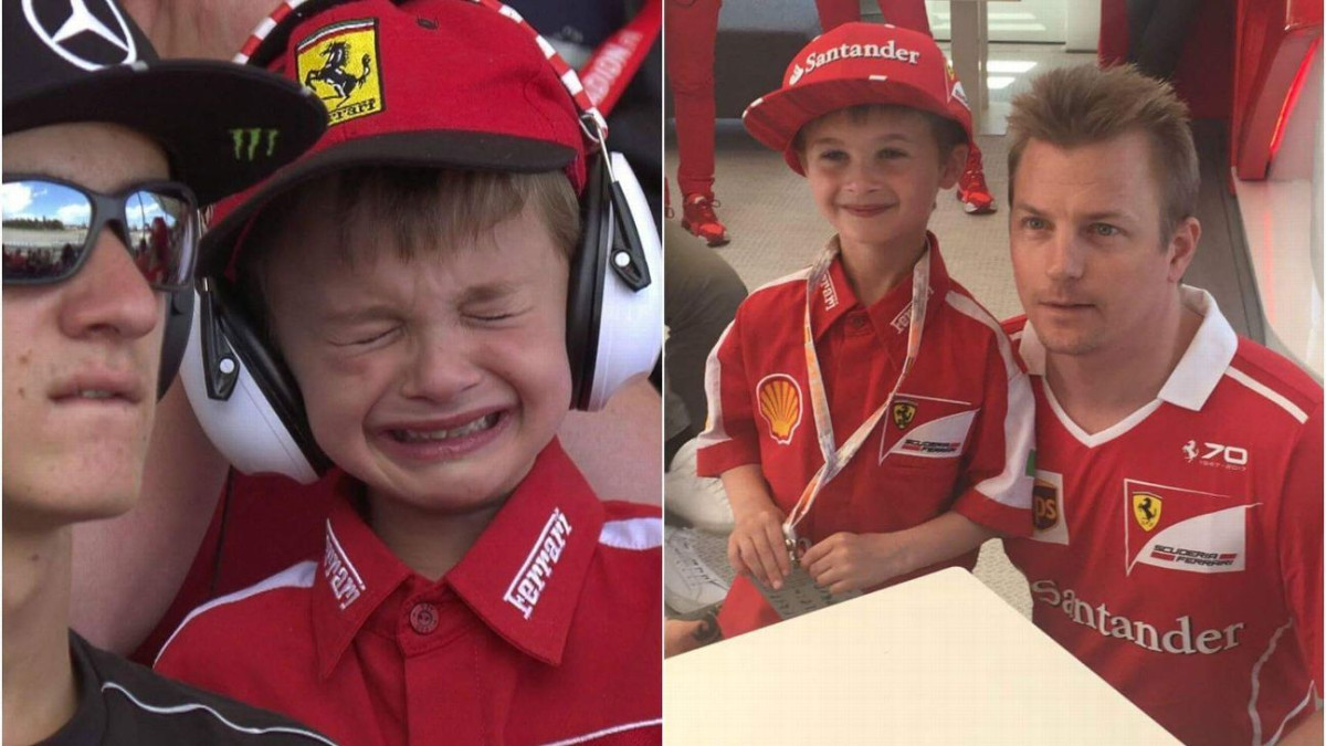 Inspiredlovers i Kimi Räikkönen lähettää Ferrari-fanit tunteiden väreissä, kun hän jakaa ylpeänä kuvan pojastaan Maranellossa Sports  Kimi Raikkonen 