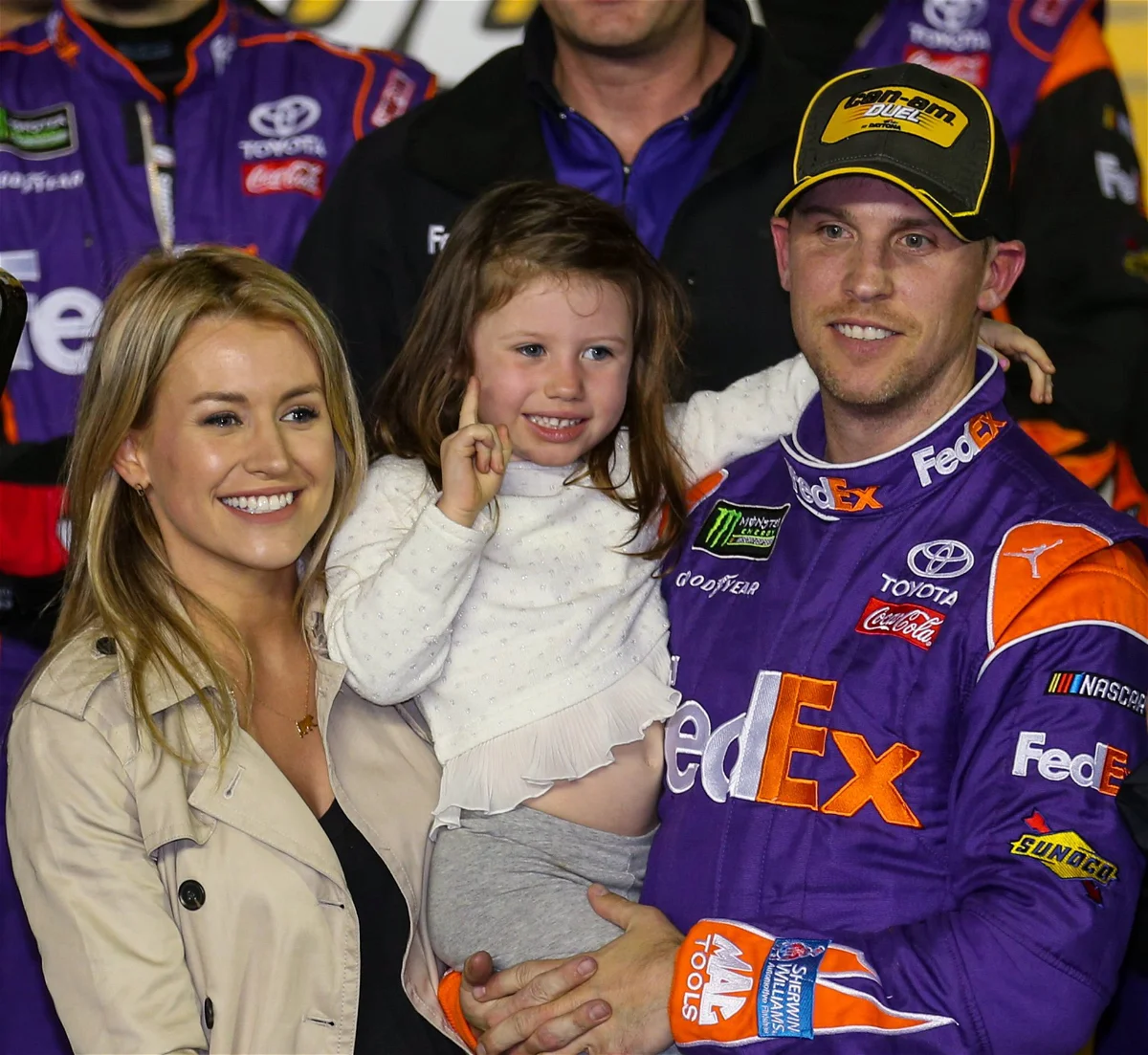 Inspiredlovers imago0027347887h Unmarried Mother of Denny Hamlin’s Two Children Shares a Message on His Family Sports  Denny Hamlin 