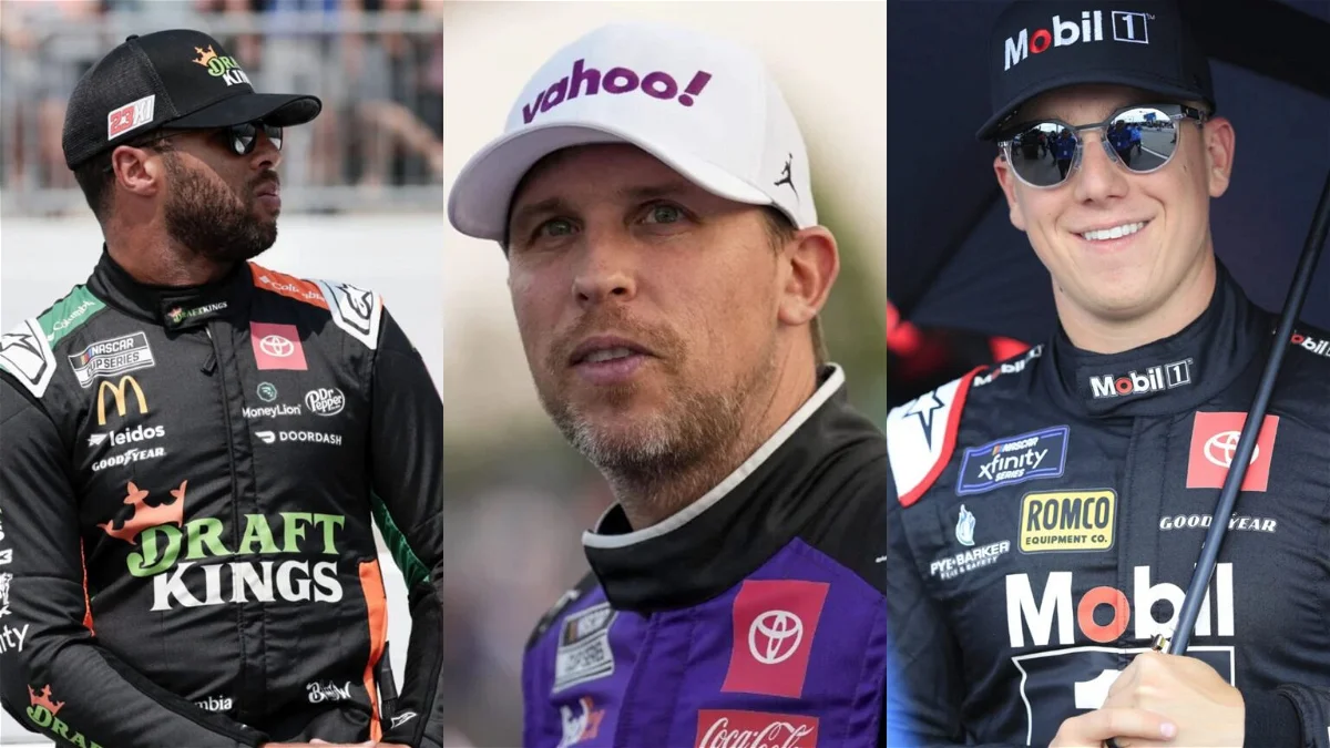 Inspiredlovers Bubba-Wallace-Denny-Hamlin-John-Hunter-Nemechek-1536x864-1 Humiliating moment for Toyota as Erik Jones, Bubba Wallace and Denny Hamlin all involved as another NASCAR story unveiled Sports  
