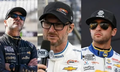 Inspiredlovers Jimmie-Johnson-Dale-Earnhardt-Jr-Chase-Elliott-400x240 Jimmie Johnson “Racing With One Arm Tied Behind His Back,”  Claims Dale Jr as He Trashes Chase Elliott Sports  Chase Elliott 