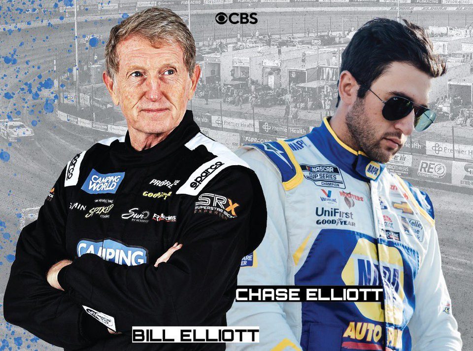 Inspiredlovers E5opK7FWUAA0MCo-e1720246034104 Father vs. Son: Bill Elliott and Chase Elliott compete in SRX Sports  