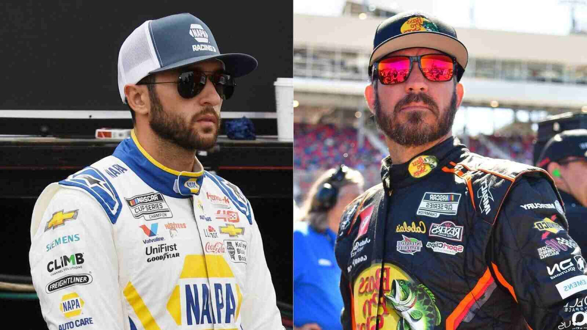 Inspiredlovers Chase-Elliott-and-Martin-Truex-J "NASCAR Drama $200M Fine Incoming"- Tensions rise between Chase Elliott and Martin Truex Jr. Sports  